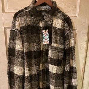 True Grit XXL warm fleece jacket/coat faux fur